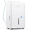 Waykar 150 Pint Energy Star Dehumidifier with Pump for Large Rooms up to 7000 Sq Ft for Home Basement Commercial Industrial with Drain Hose Tank Auto Defrost Quiet Smart Auto Comfort Mode
