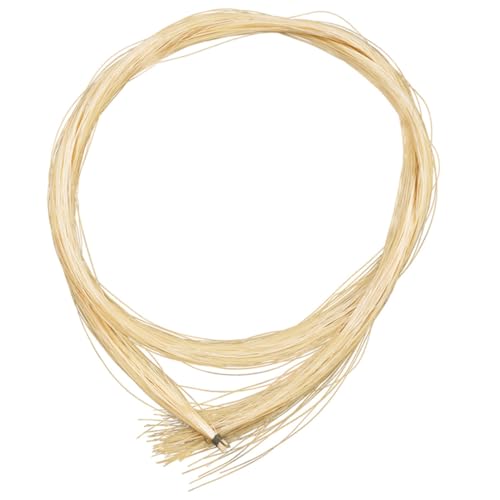 Alasum 馬毛小提琴弓毛 交換用馬毛 弓の毛パーツ な音質向上 小提琴演奏