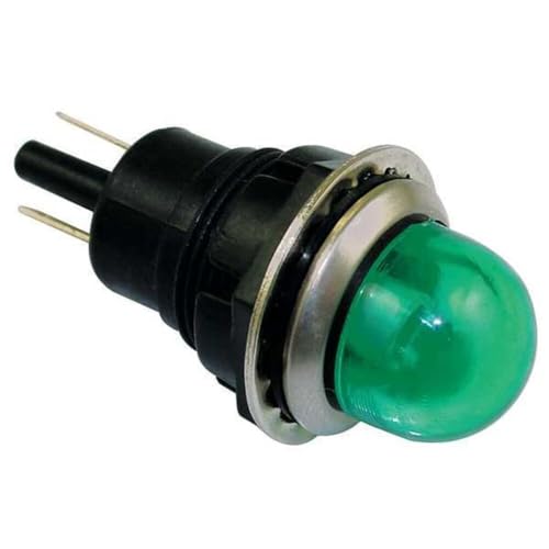 Dayton 22NY61 Raised Indicator Light, Green, 120V