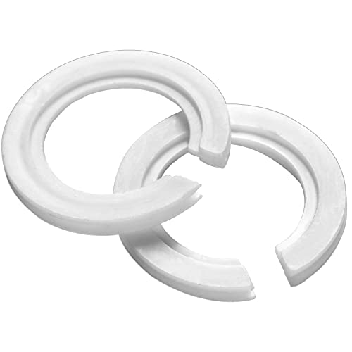 Vin beauty E27 to E14 Lampshade Reducer Ring 2 Pack Lamp Shade Adapter Rings Light Ring Converter Washer Plastic Replacement 42mm 29mm Screw Fitting Adapter White (Vin Beauty539838_1)