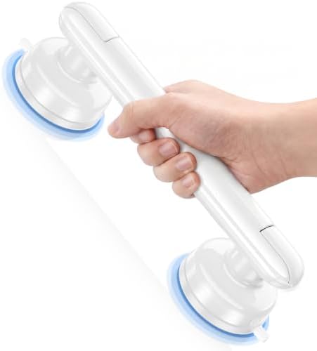 JOTPE 2026 Upgraded Suction Grab Bar for Shower,MAX 220-lb,No-Dri...