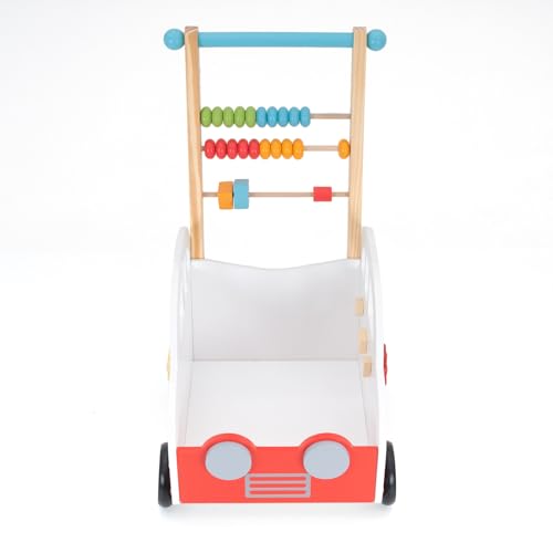 Miniatura 6 de Andador Para Bebés Carrito Multiactividades Montessori Robincool Creta 30x44x51 Cm De Madera Estimula Desarrollo Psicomotor