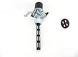 Benzinhahn mit Wassersack RV-Parts Benzinhahn Kraftstoffhahn schräg mit Wassersack für Simson S50 S51 SR SR2 MZ Set