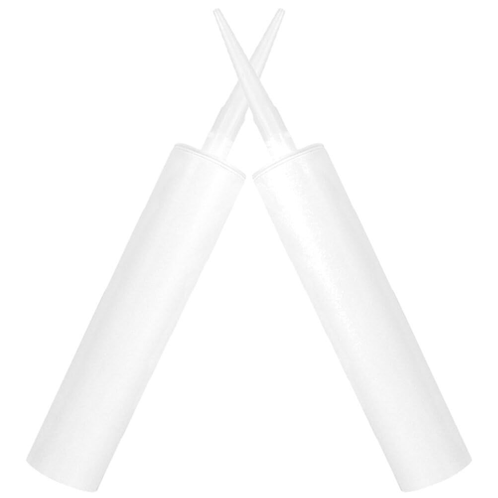 ULTECHNOVO 2pcs Empty Hose Plastic Squeeze Bottle Small Glue Bottles Glue Squeeze Bottle Practical Glue Bottle Silicone Caulk Remover Caulk Saver Refillable Caulking Sealer