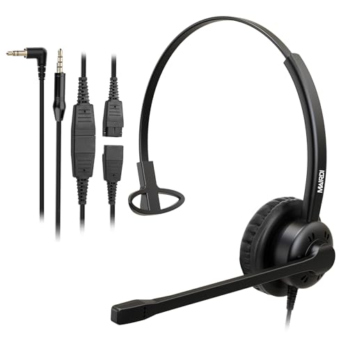 Casque micro 2.5 mm MAIRDI : finissez-en avec le mal de cou sur vos téléphones DECT