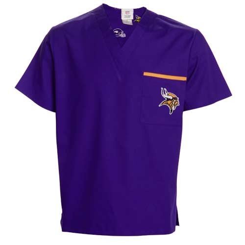 NFL Scrub Dudz Solid Scrub Top