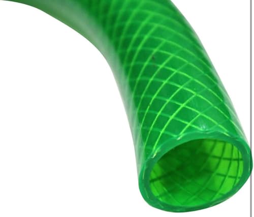 Image of 3 /4 Inch Heavy Duty 3 Layered Braided Water Hose Pipe | Garden Outdoors Pipes with Hose Connector, 7 Pattern water spray Gun, 2 jointers & 2 SS Hose clamps (20 Meter)