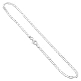 Gem Avenue 925 Sterling Silver 3mm Chain Ankle Bracelet with Lobster Clasp (9