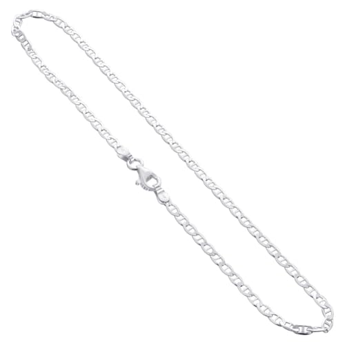 Gem Avenue Italian 925 Sterling Silver Foot Chain 10" Lobster Clasp Anklet Ankle Bracelets (9 Inch)