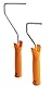 Quercos Malerset 7 Teilig zum Lackieren von Möbeln und Kleinflächen - 2 x Polyurethan Farbrollen 11 cm + 2 x Schaumstoffrolle 5 cm -2 Farbrollengriff & 1 x Farbwanne Medium. Farbroller Set