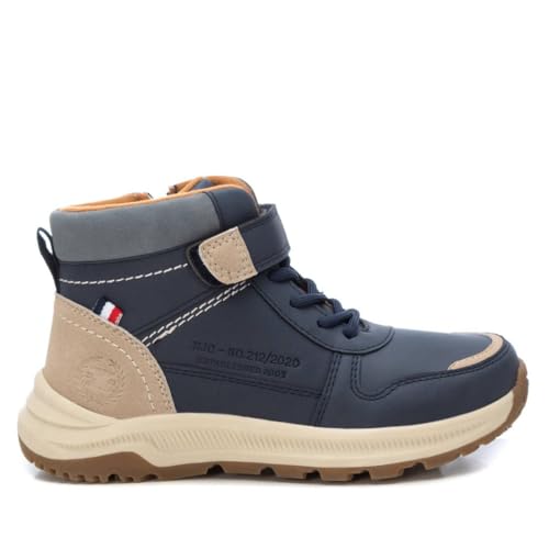 XTI - Botines casual Niño Navy - Calzado Cómodo y Versátil - Moda casual - Modelo 15108702 (Talla 34)