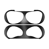 Funnymadpea Luxury Metal Dust Guard Compatible with Airpods 3rd Generation Case 2021 Release,Dust-Pr