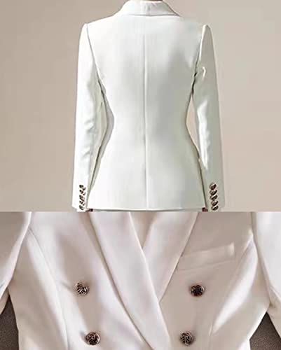 Womens Blazer Casual Business Coat Draped Open Front with Pocket2