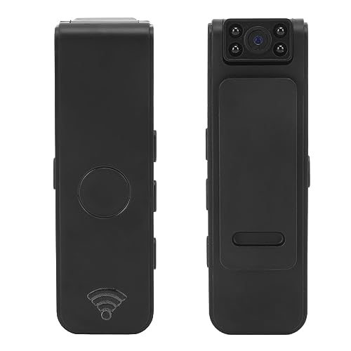 Zopsc small body camera, 1080P WiFiwearable camera with Night Vision Wide Angle, Back Clip Back Magnet Pocket Camera for Meeting Home Outdoor