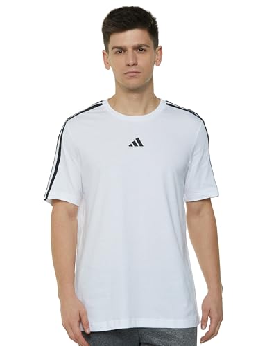 adidas Mens Striped Regular Fit T-Shirt (JE6919_White (B0DD3W54P3) Amazon Price History, Amazon Price Tracker