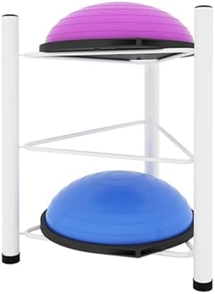 3/5/6/7 Tier Floor Stand Storage Organizer for Bosu, Balance Ball & Exercise Equipment - Home Gym Workout Rack for Medicine Balls & Slam Balls
