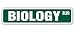 BIOLOGY Street Sign teacher professor science college