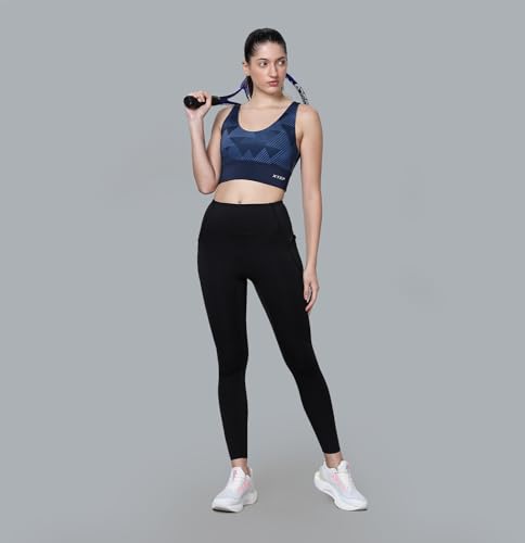 Image of XTEP Women Training Bra Top I Polyester Elastane Blend I Shield & Comfort Technology I Moisture-Wicking Support I Workout Wear