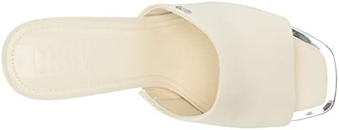 DKNY Women's Open Toe Fashion Pump Heel Sandal Heeled, Beige, 6 | Image 4