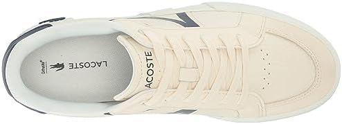 Lacoste Men's L004 223 4 CMA Sneaker, Off WHT/NVY, 9 | Image 4