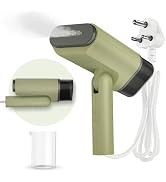 HOMEBASIC Handheld Garment Steamer for Clothes – Foldable Compact Design, Vertical &amp; Horizontal S...