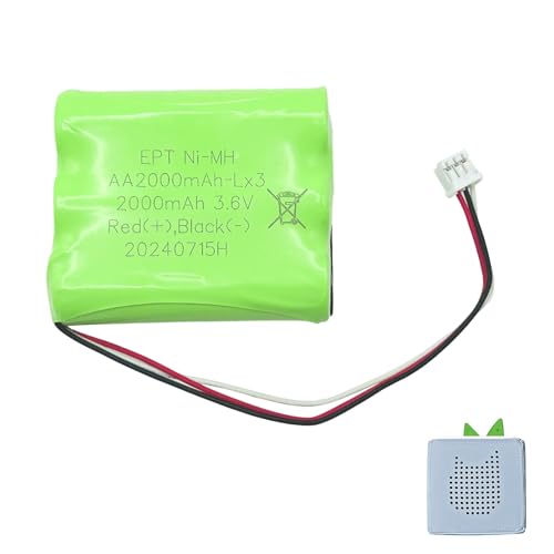 NI-MH 2A Ersatzbatterien for Tonie Box Speaker, Ersatzakku Akku-Pack Plus für Toniebox 3.6 V, 2000 mAh