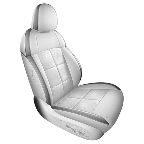 Housses de siège voiture Mercedes W205 protection intégrale en cuir de luxe gris