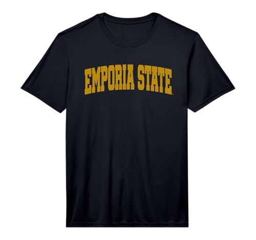 Emporia State University ESU Hornets School Name Arch Performance T-Shirt