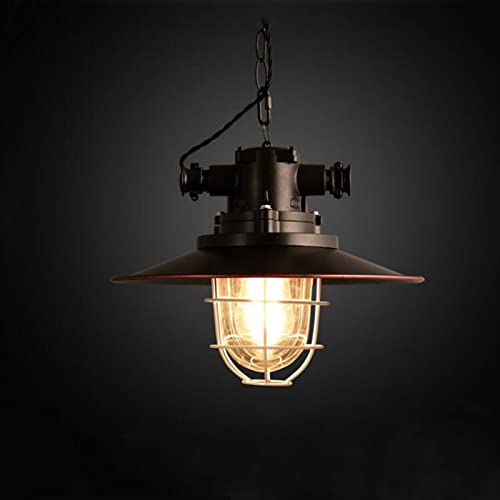 Lumière suspendue loft en verre soufflé et chaîne robuste pour décoration intérieure