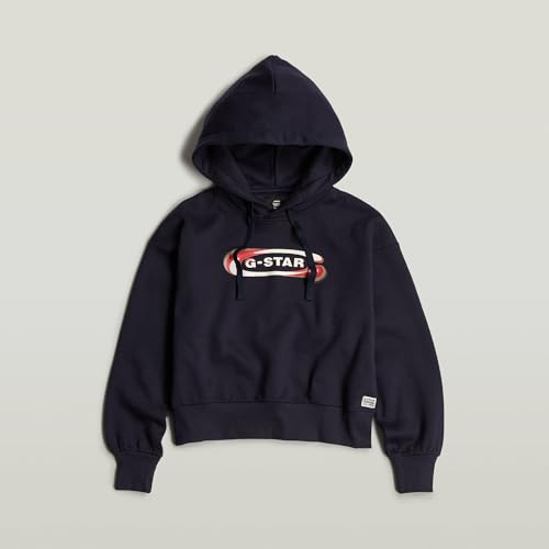 Sweat à capuche G-Star Old Skool logo vintage et relax
