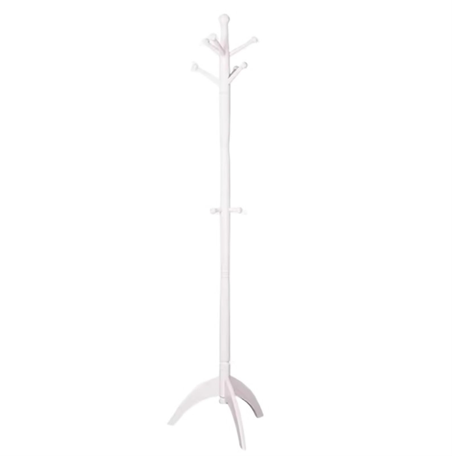Kleiderablage Garderobenständer Freistehender Garderobenständer Aus Massivholz Mit 9 Haken Für Den Bodenständer Im Ecksalon Gaderobenstaender (Color : B, Size : 183cm)