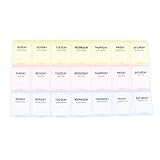 Toygogo Caja de plástico transparente con 21 compartimentos para almacenamiento de componentes electrónicos