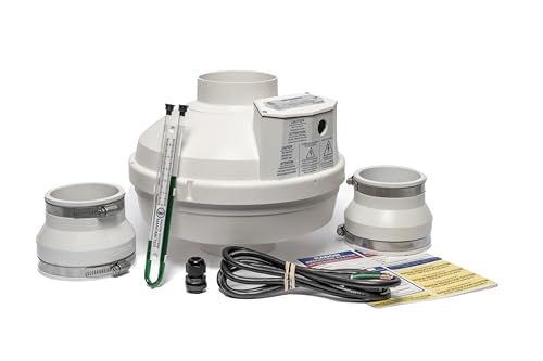 Festa AMG Maverick Radon Fan &ndash; 3&ldquo; Installation Kit - Quiet and Energy Efficient Radon Mitigation...