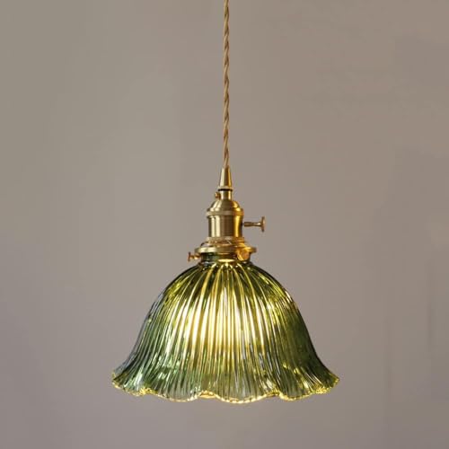 Lustre suspension en verre fini le manque de clarté dans la cuisine