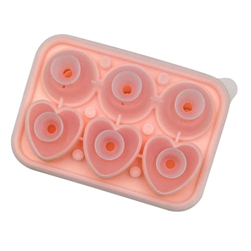 Moldes de Hielo Silicona Rosa y Corazón con Tapa miniatura 1