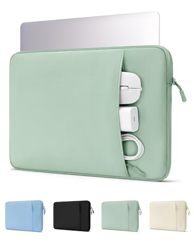 ProCase パソコンケース 13/13.3インチMacBook Air/Pro/Neo 保護スリーブ PCケース インナーバッグ - ウィローグリーン