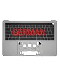 macbook pro 2016 13 inch touch bar i7 Coque Supérieure Clavier Allemand (A1706) Gris Sidéral Mac Book Pro Retina Touchbar 13 2016 - 2017 GRADE C
