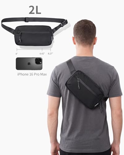 Ziluna 2L Tactical Belt Bag with RFID Blocking — view 7