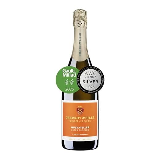 Oberrotweiler Muskateller Sekt extra trocken KLASSISCHE FLASCHENGÄRUNG - hochwertiges Sekt-Geschenk für Frauen und Männer, Badischer Winzersekt (1 x 0,75l)