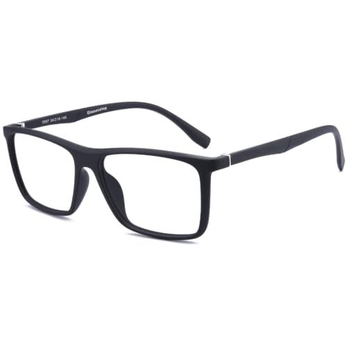 Image of GUDVUE Blue Light Blocking Glasses Men Rectangle Lightweight Gaming Glasses