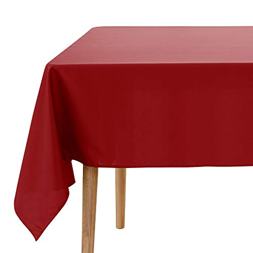 UMI by Amazon Mantel Mesa Comedor Manteles para Restaurantes Comedor Cocina 130 x 280 cm Rojo