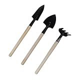 Set of 3 Pcs Mini Garden Hand Tools Indoor Miniature Planting Gardening Tool Set - Gardening Tool Ki