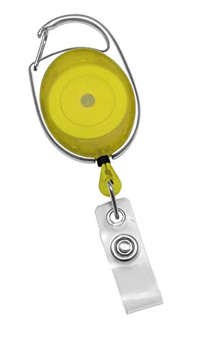 Identity Plus: Yellow Premier Retractable YoYo Badge Reel Card Pass Holder (75)