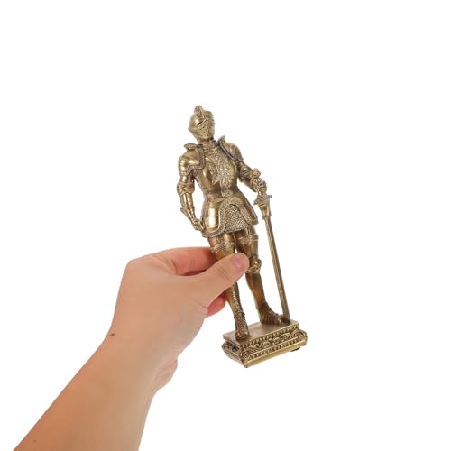 Statue médiévale compacte en résine NUOBESTY pour optimiser la décoration de bureau - 5