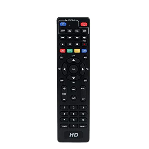 Anadol Télécommande de rechange d'origine pour récepteur de câble HD 555c et récepteur Combo DVB-T (également télécommande pour votre téléviseur) Cover