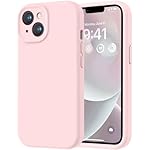 LOVE 3000 Designed for iPhone 14 Case, Premium Silicone with [Soft Anti-Scratch Microfiber Lining] Shockproof Protective Phone Case for Men Women Girls 6.1", Chalk Pink