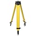 Surveying Tripod, Wooden Survey Tripod with 5/8-Inch 11-Threaded Flat Head with Twist Lock for Total Station Theodolite Auto Level (RTW20A)