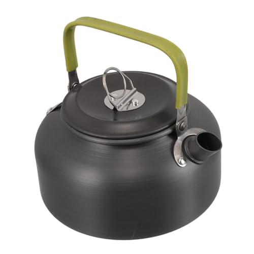 HEMOTON Lightweight Outdoor Tea Kettle for Efficient Heating Portable Coffee Pot for Camping Travel Picnics Multi Function Water Boiler for Boiling Brewing