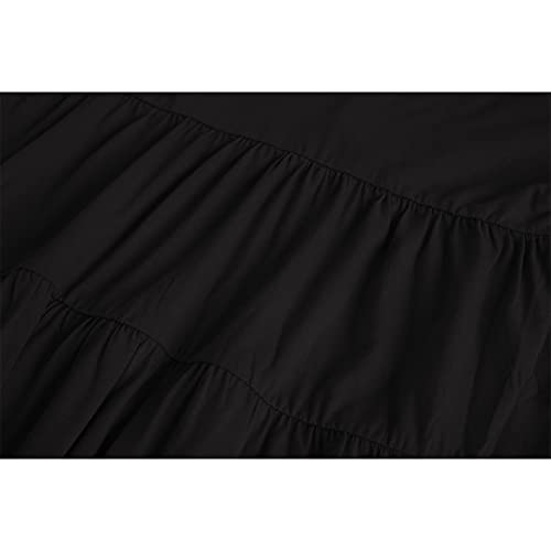 Genayge Women's Plus Size Ruffle Tunic Tops Summer Short Sleeve Loose T-Shirt Blouses4