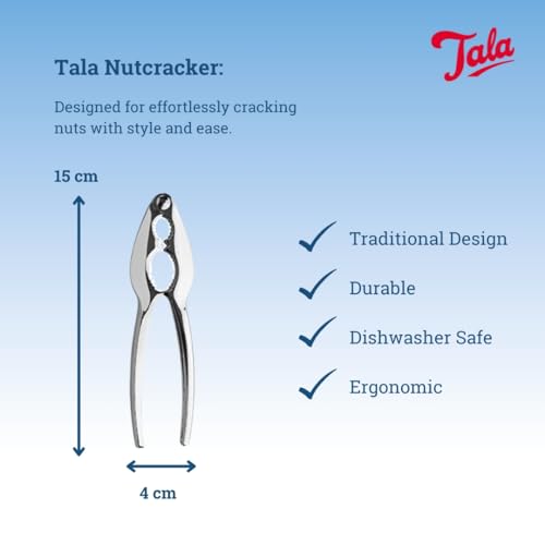 Tala Nutcracker, Made with Steeel and with a Traditional Heavy Duty Design and Curve Grip Handle, Ideal for Opening Walnuts, Hazelnuts, Almonds and Pecans - Image 3